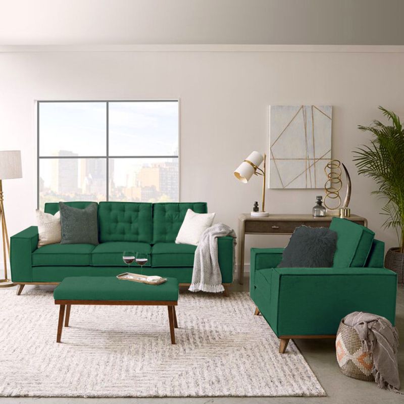 HOME PREMIUM - Juego de Sala 3-1 + Banqueta Kloe