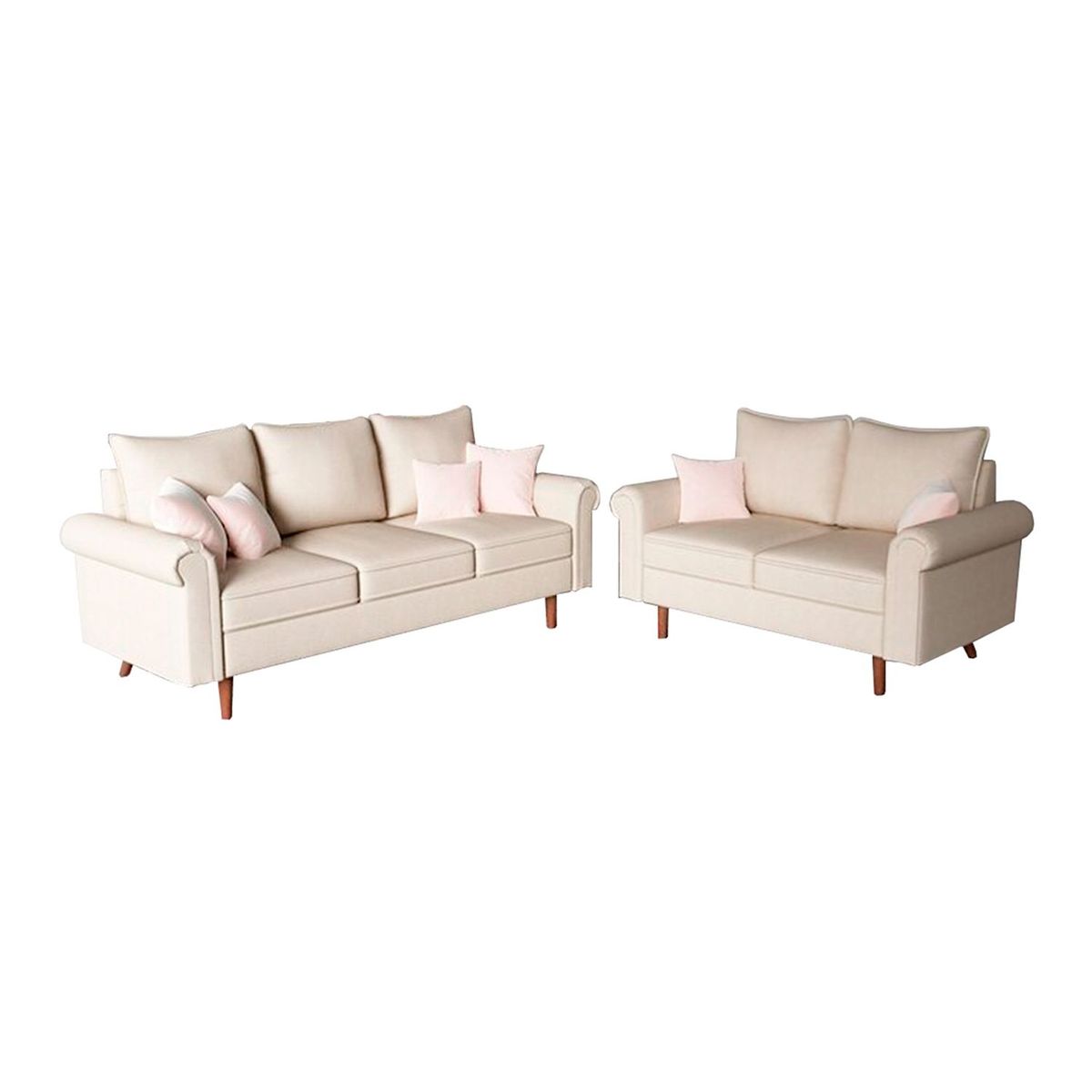 HOME PREMIUM - Juego de Sala Sophia 3-2 Cuerpos