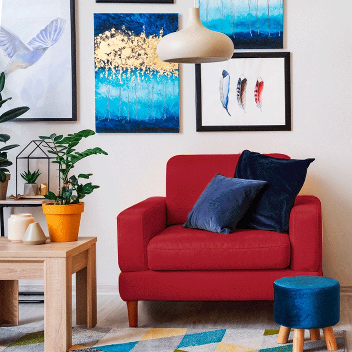 HOME PREMIUM - Butaca Hopeli + Puff