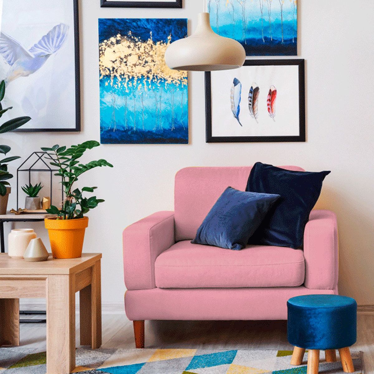 HOME PREMIUM - Butaca Hopeli + Puff