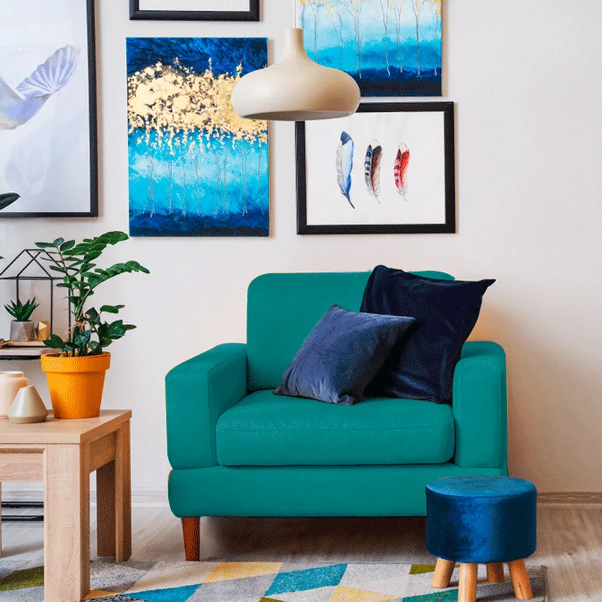 HOME PREMIUM - Butaca Hopeli + Puff