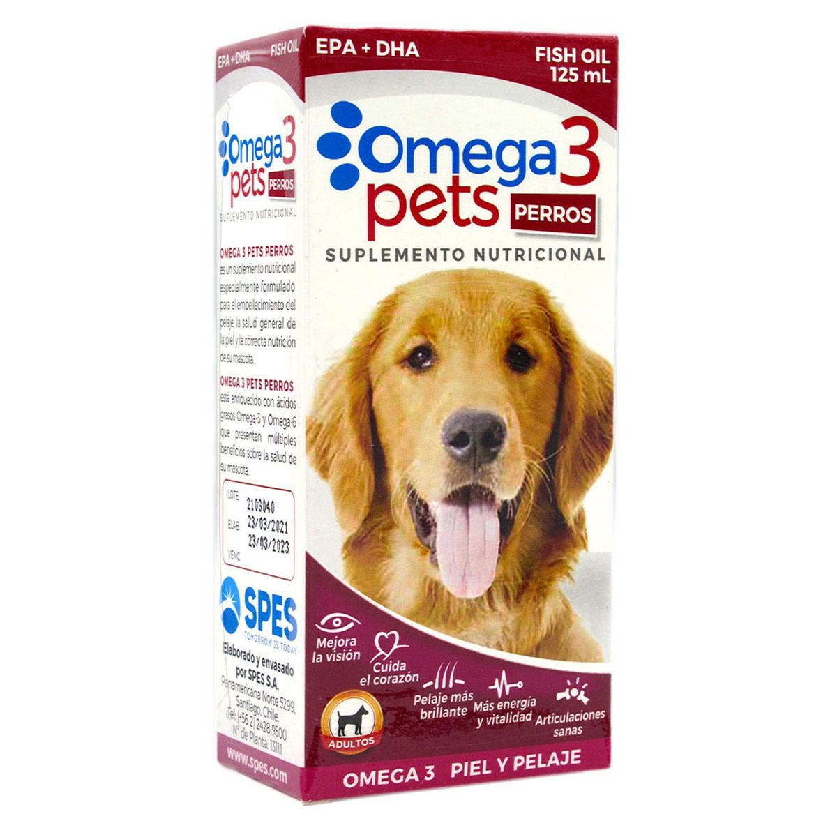 QUIMICA INDUSTRIAL SPES S A - Omega 3 Pets Perro