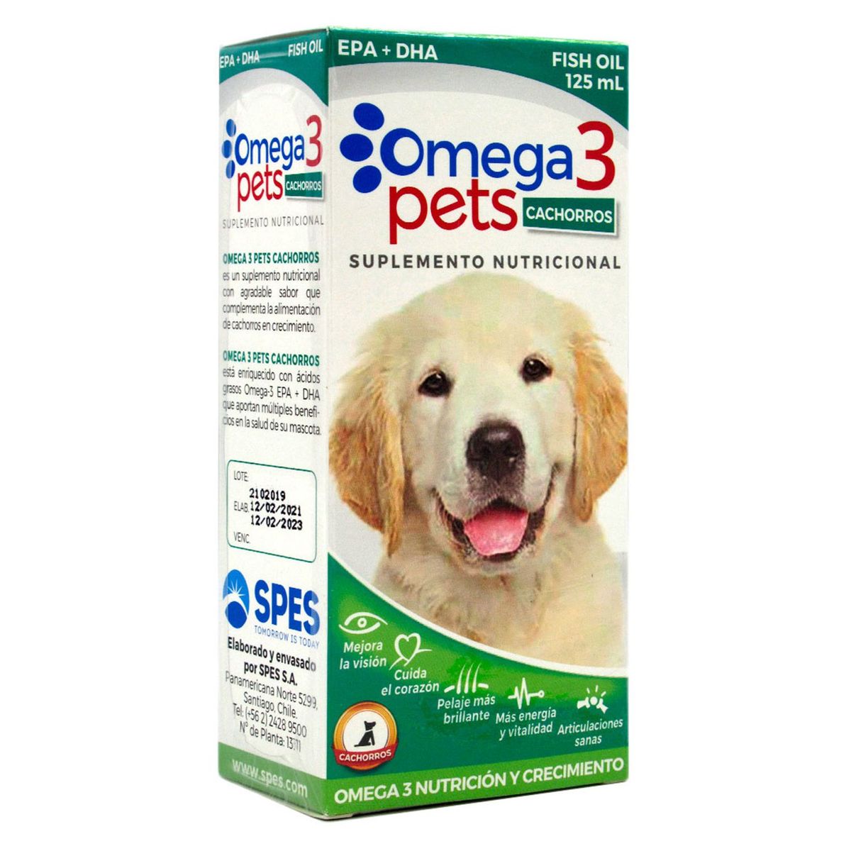 QUIMICA INDUSTRIAL SPES S A - Omega 3 Pets Cachorro