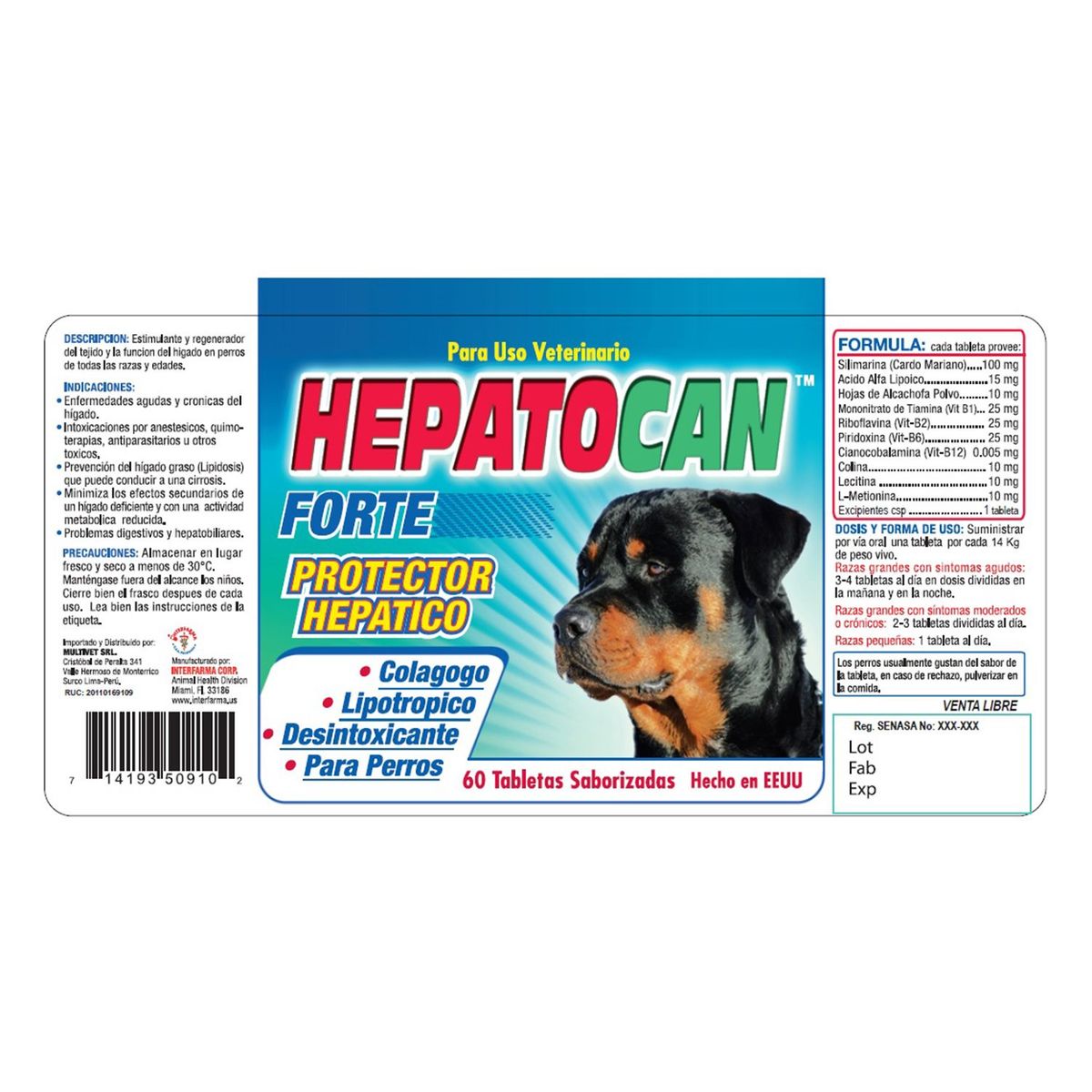 INTERFARMA CORPORATION - Hepatocan