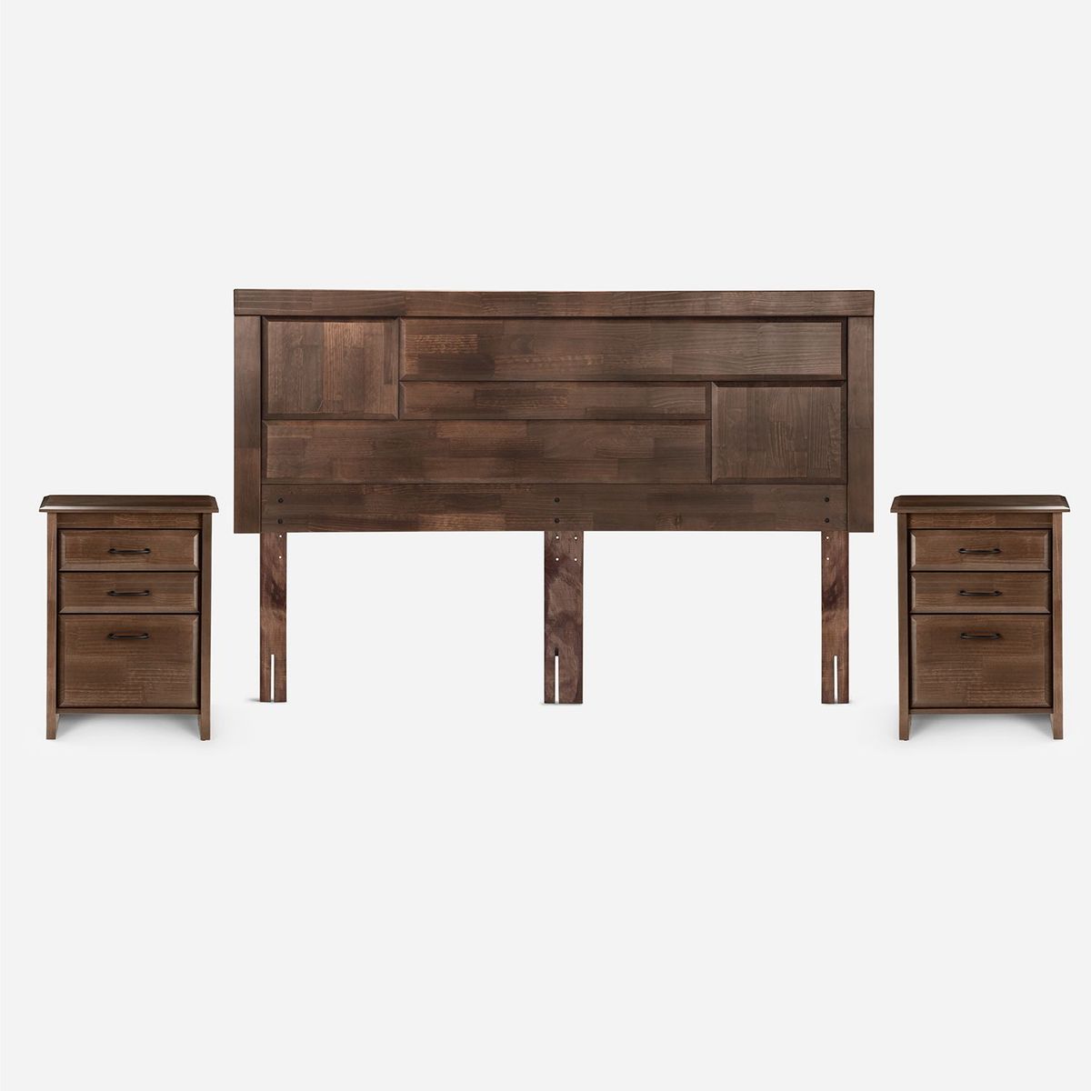 ROSEN - Dormitorio Europeo Driven Dolce King + 2 Veladores
