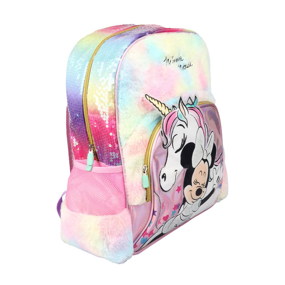 MINNIE - Mochila Escolar Infantil Minnie Unicornio Artesco