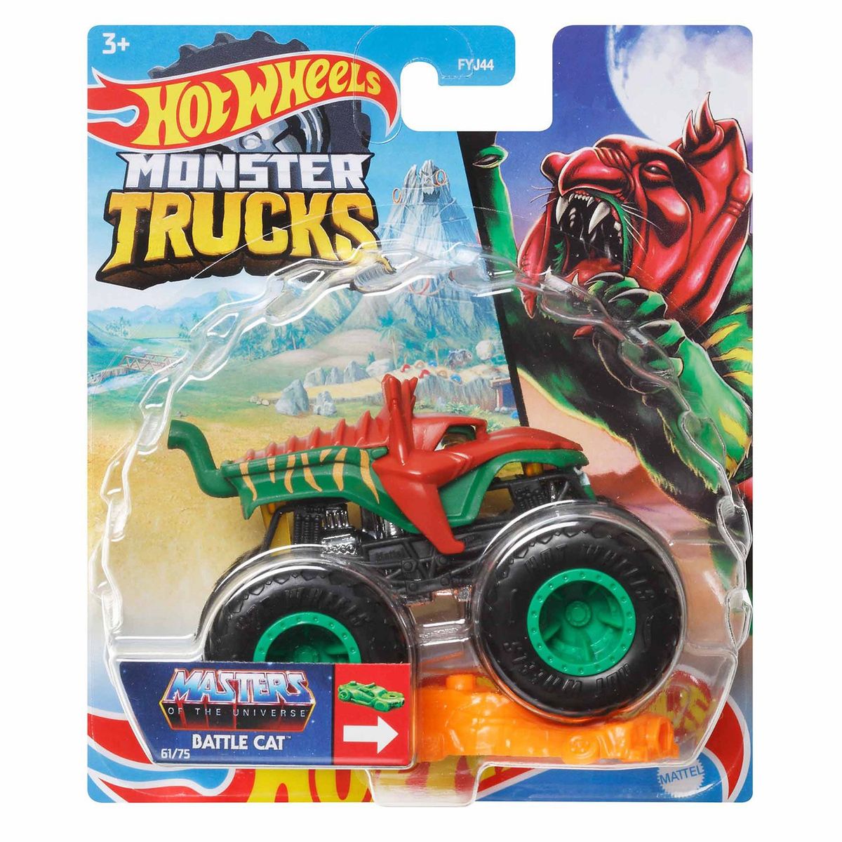 HOT WHEELS - Vehículo Hot Wheels Monster Truck a Escala 1:64