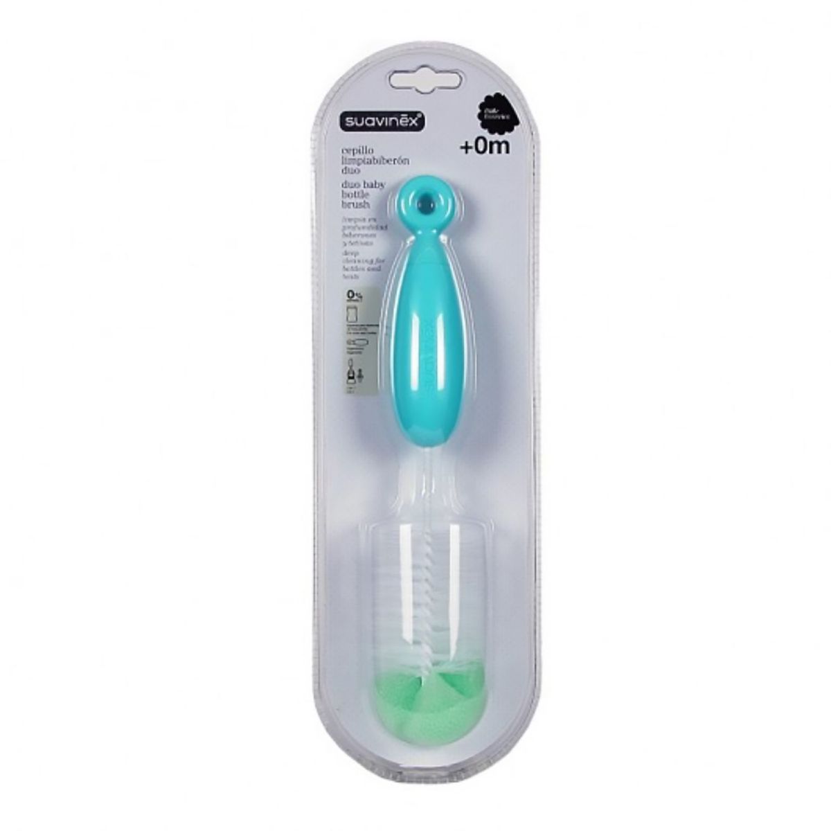 SUAVINEX - Cepillo Limpia Biberones Dúo