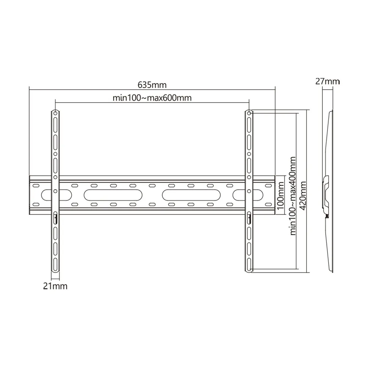 PROLINK - Rack Fijo Tv 32-80 Hwm080Kc + C  Hd