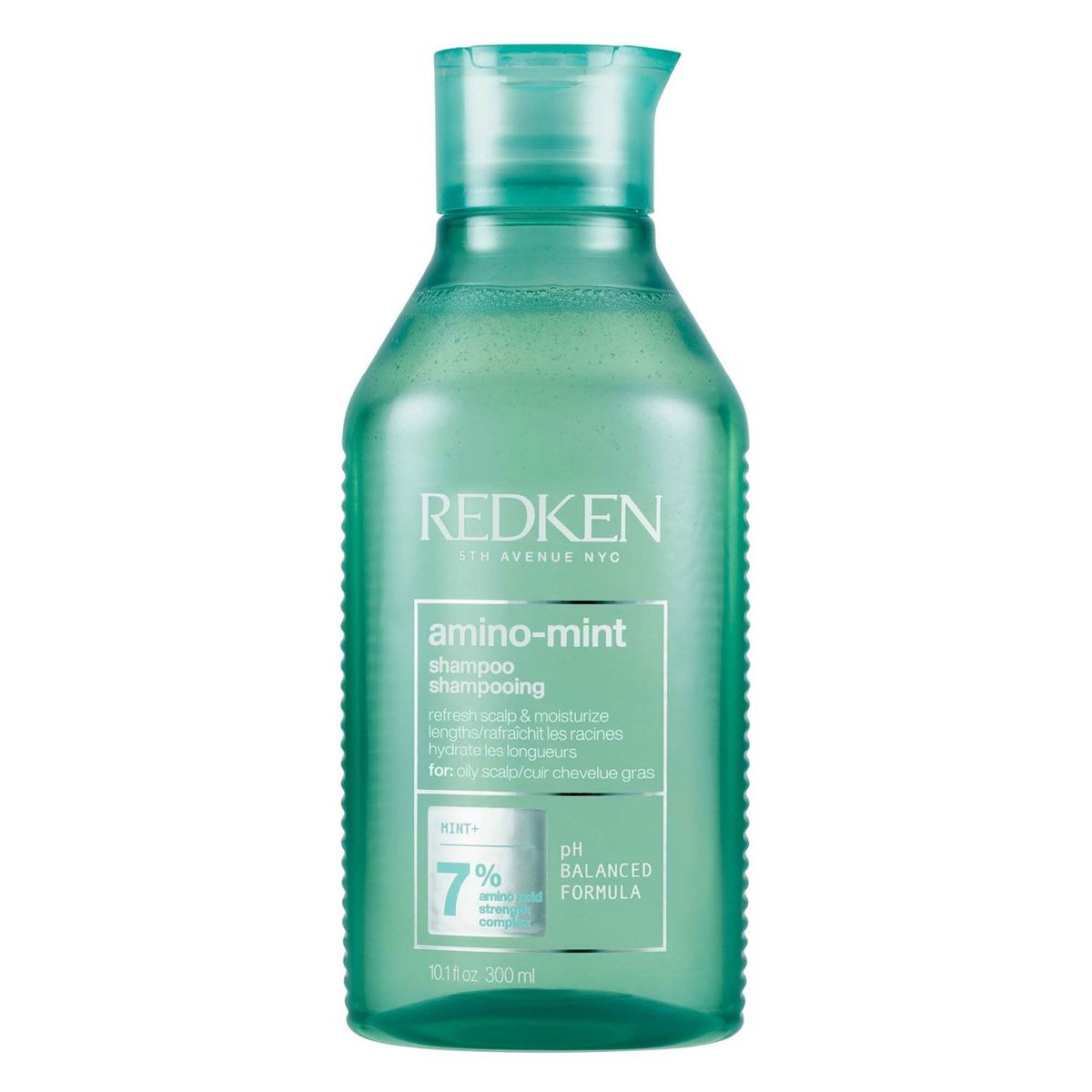 REDKEN - Shampoo para cuero cabelludo graso Amino Mint 300 ml