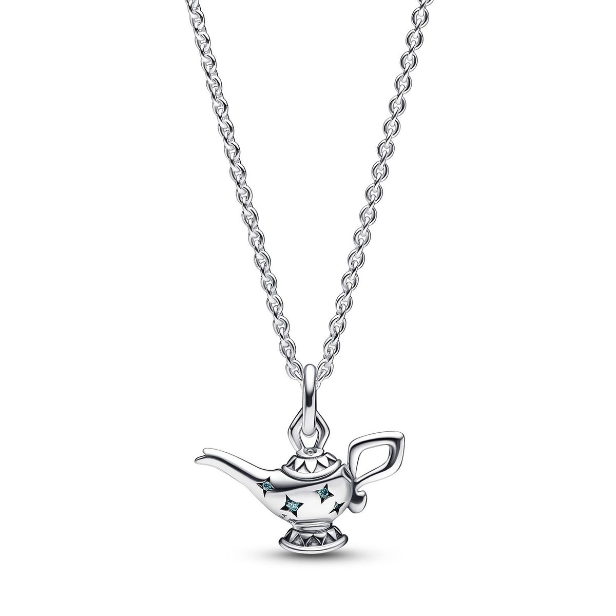 PANDORA - Collar estilo Collier con pendiente Lámpara mágica de Aladdín de Disney Mujer Pandora