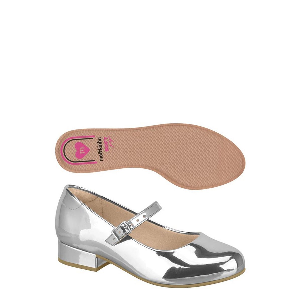 MOLEKINHA - Ballerinas Niña Molekinha VV2528.101METAL