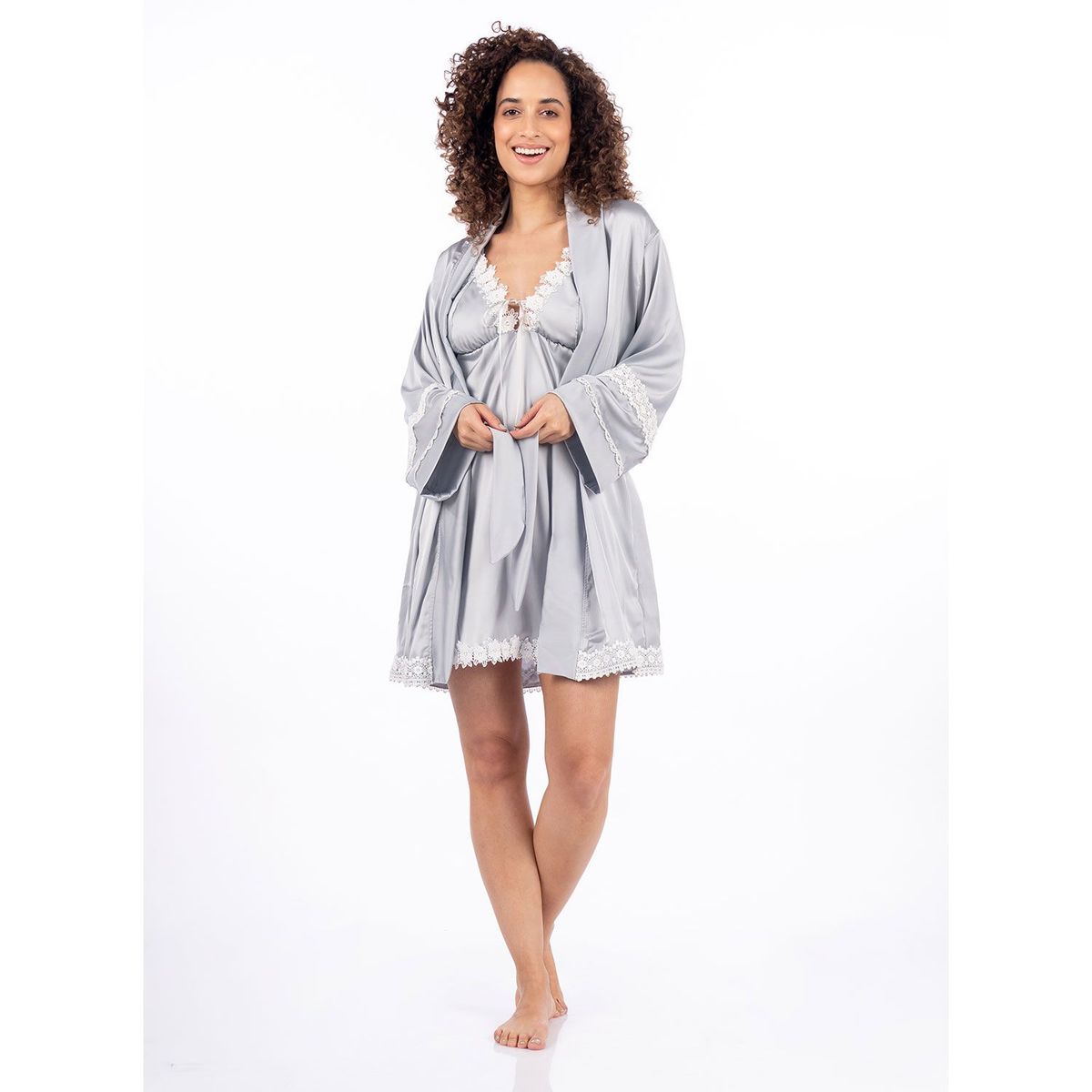 VELA WHITE - Vestido con Bata Mujer Vela White