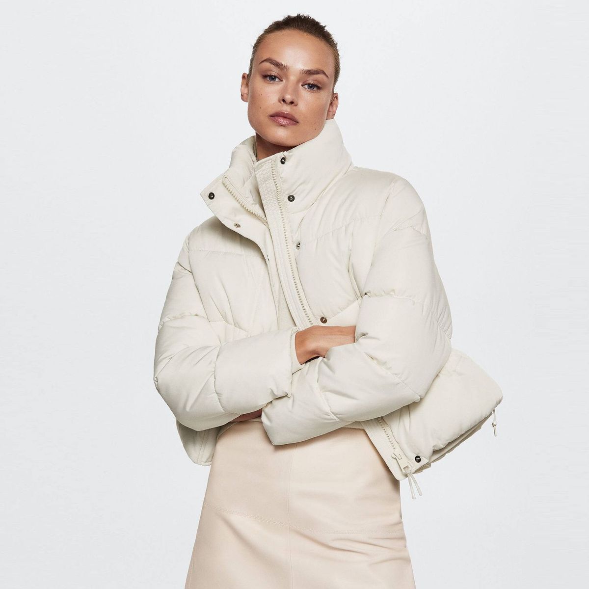 MANGO - Casaca Anorak Mujer Mango