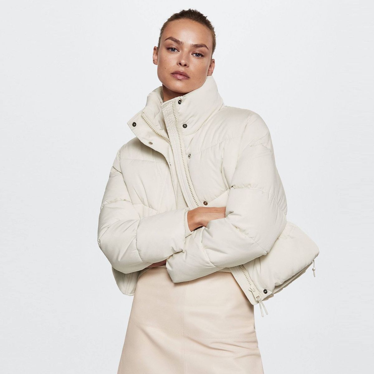 MANGO - Casaca Anorak Mujer Mango