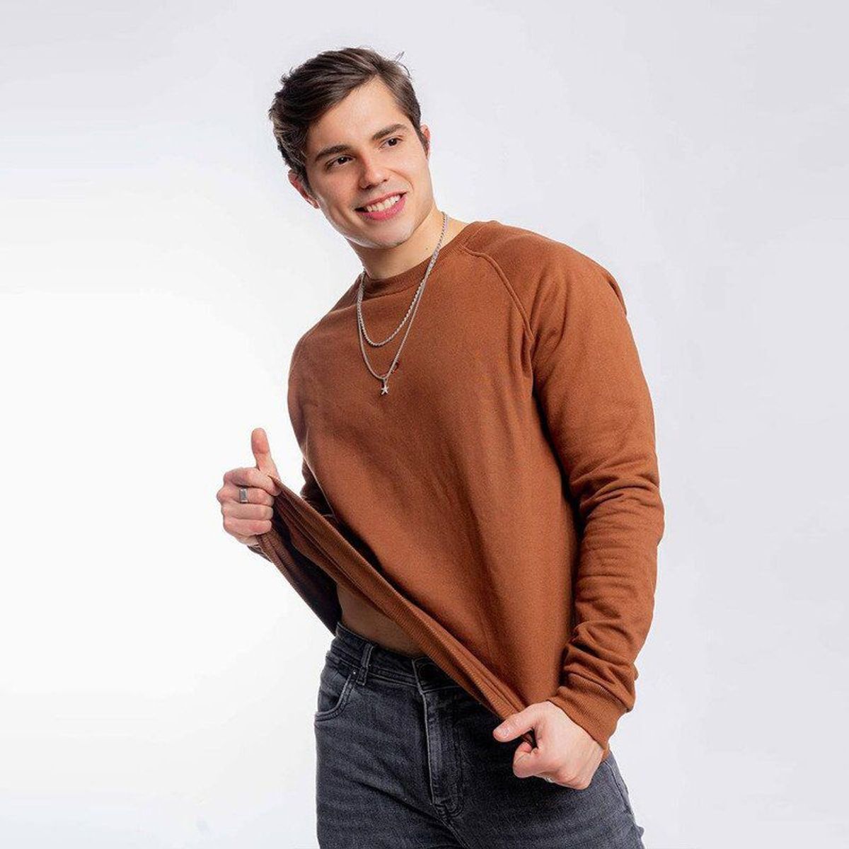 TROPIKL - Chompa Polera Slim Fit Hombre LifeStyle