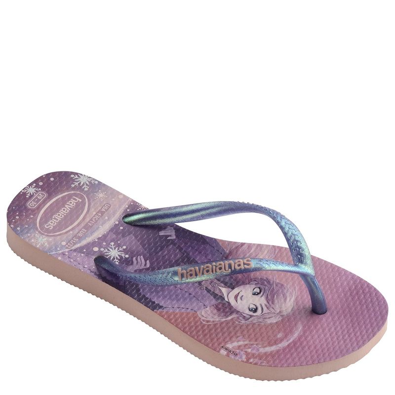 Havaianas Kids Slim Frozen, Tongues, Ballet Rose