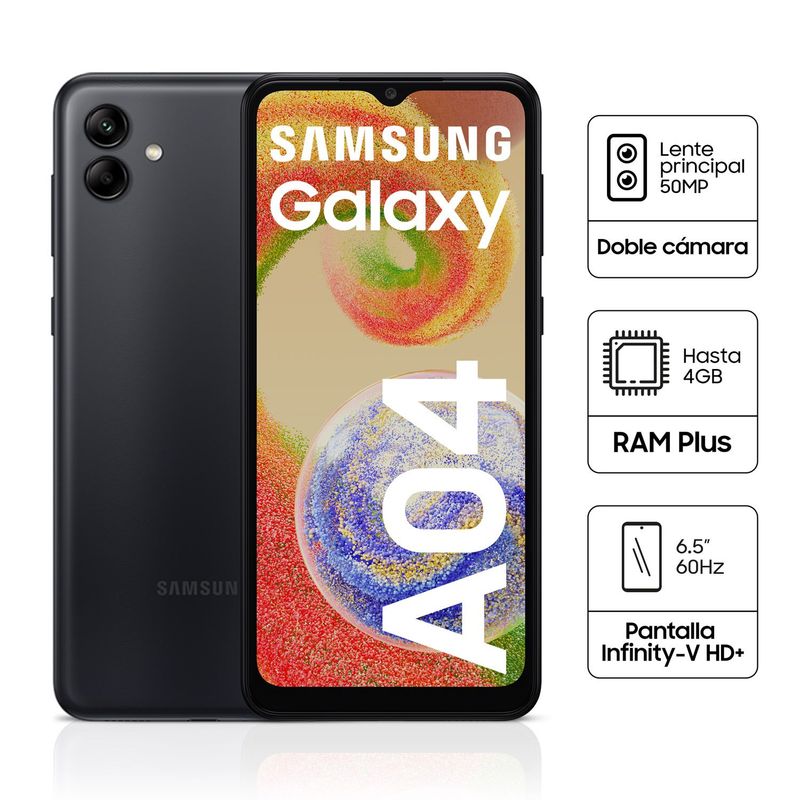 SAMSUNG - Galaxy A04 64gb 4gb Negro