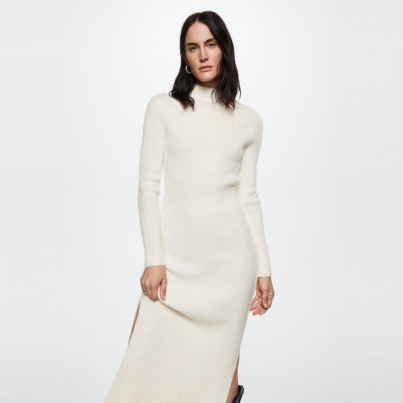 MANGO - Vestido Largo Mujer Mango