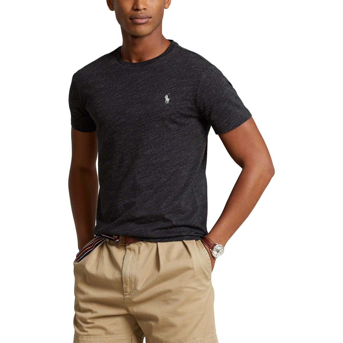 POLO RALPH LAUREN - Polo Manga Corta Slim Fit 100% Algodón Hombre Ralph Lauren