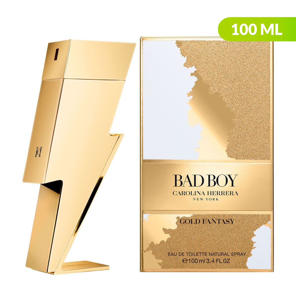 CAROLINA HERRERA - Carolina Herrera Bad Boy Gold Fantasy EDT 100ml