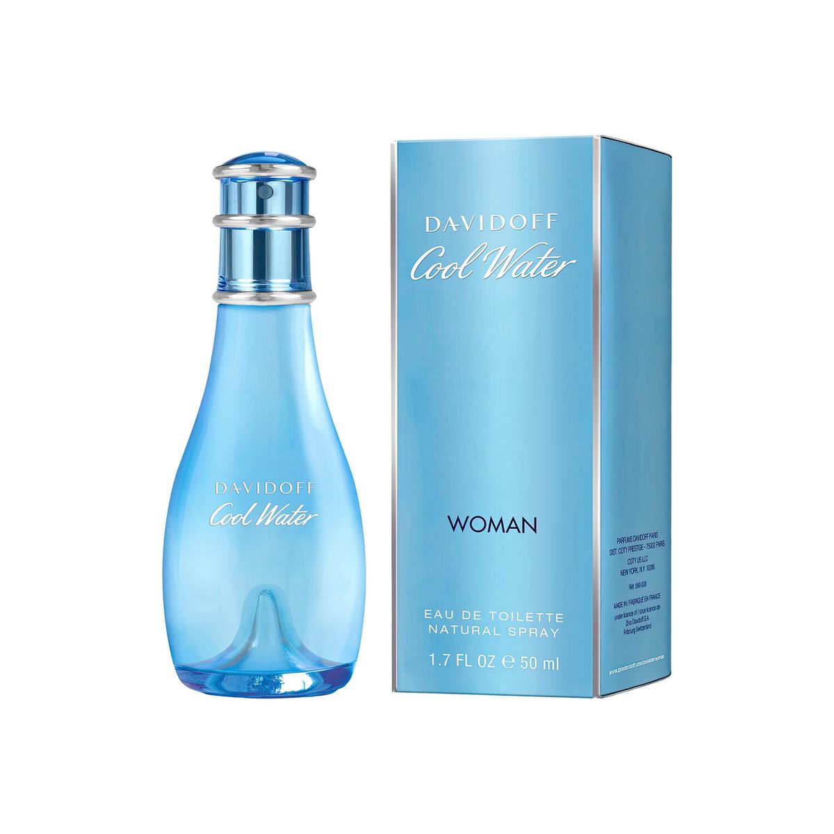 DAVIDOFF - Cool Water Eau de Toilette para Mujer 50ml