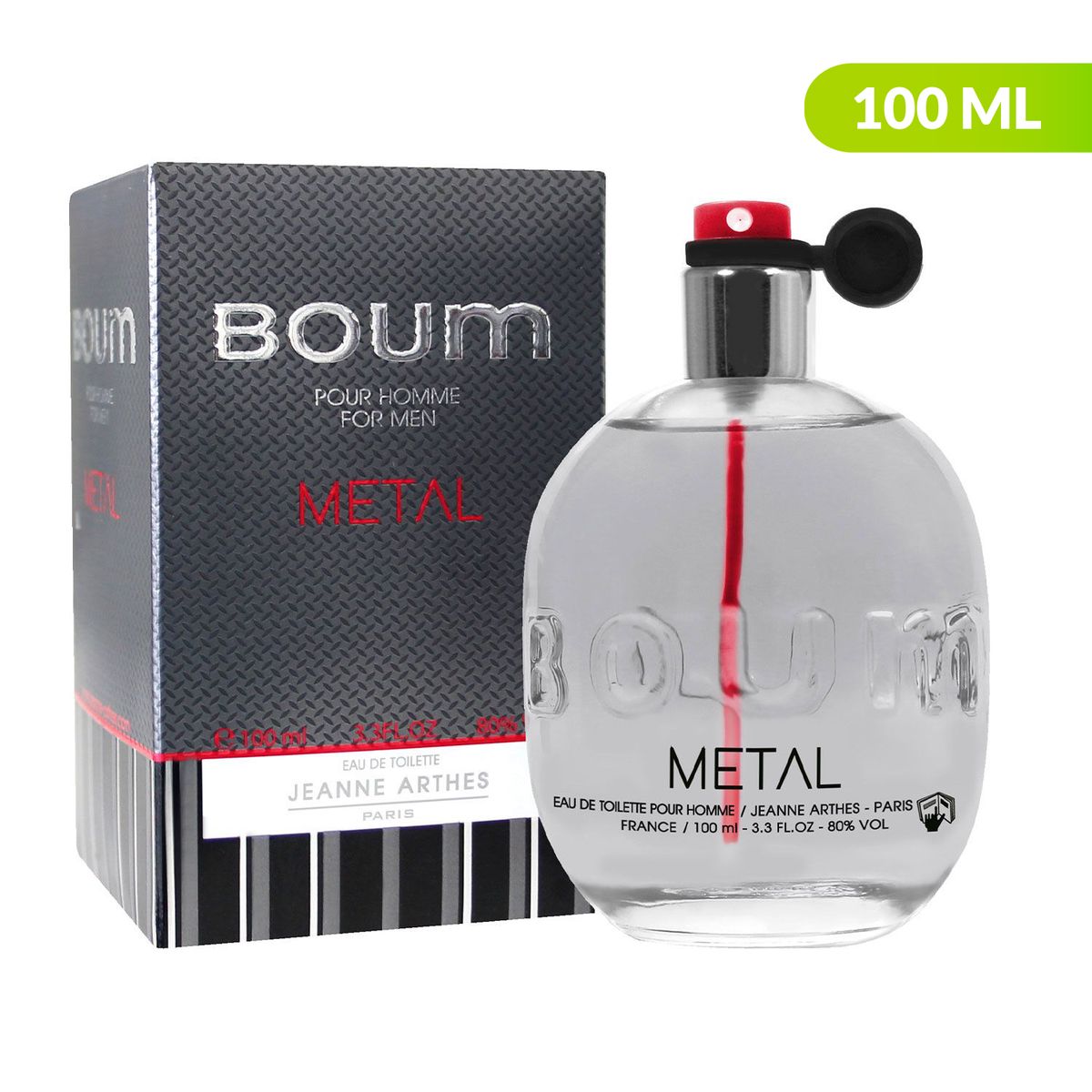 JEANNE ARTHES - Boum Metal Edt 100 ml JEANNE ARTHES PARFUM Hombre