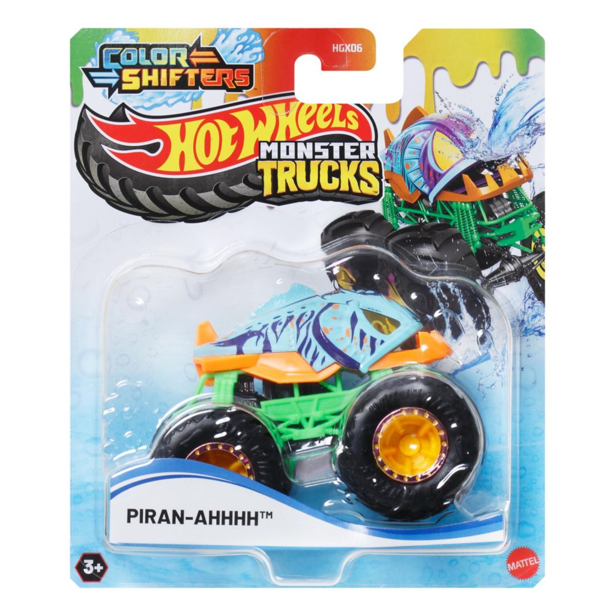 HOT WHEELS - Juguete Monster Trucks 1:64 Color Shifter Sorpresa Aleatorio Hot Wheels