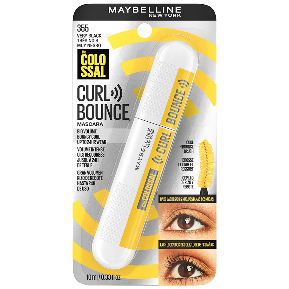 MAYBELLINE - Mascara De Pestañas Colossal Curl Bounce