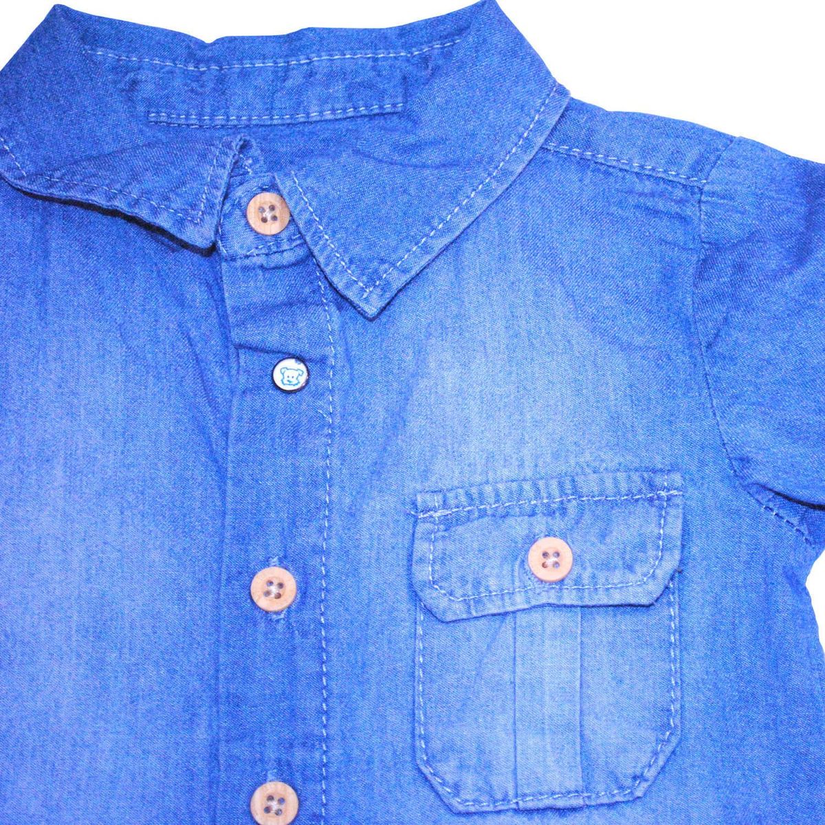 PILLIN - Camisa Jean Bebe Niño