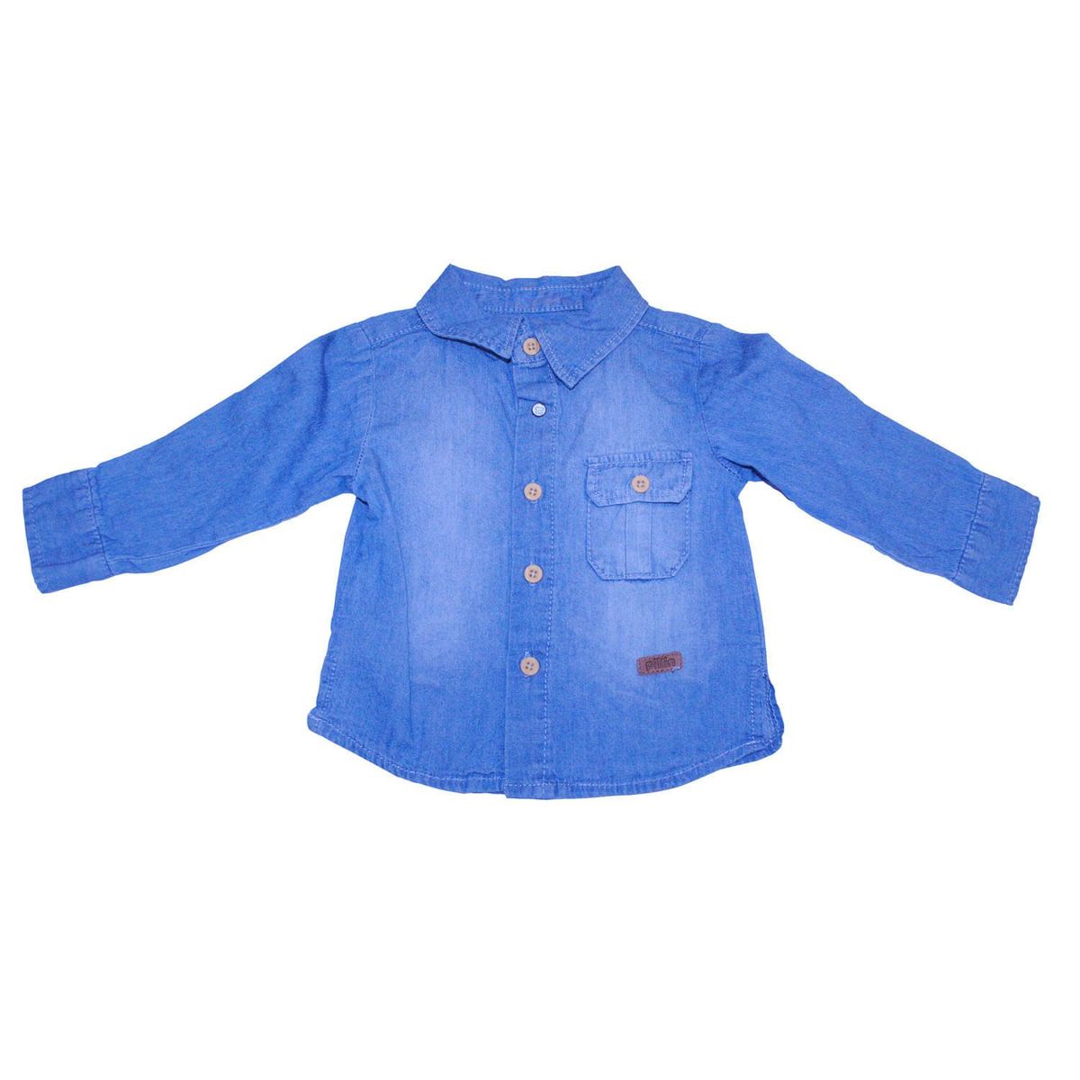 PILLIN - Camisa Jean Bebe Niño