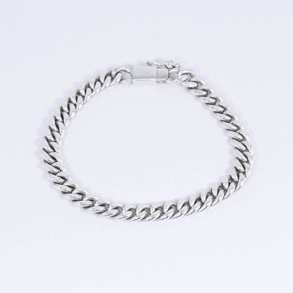 GENERICO - Brazalete Esclava de Plata 950 Modelo Lomo de Corvina Plateado