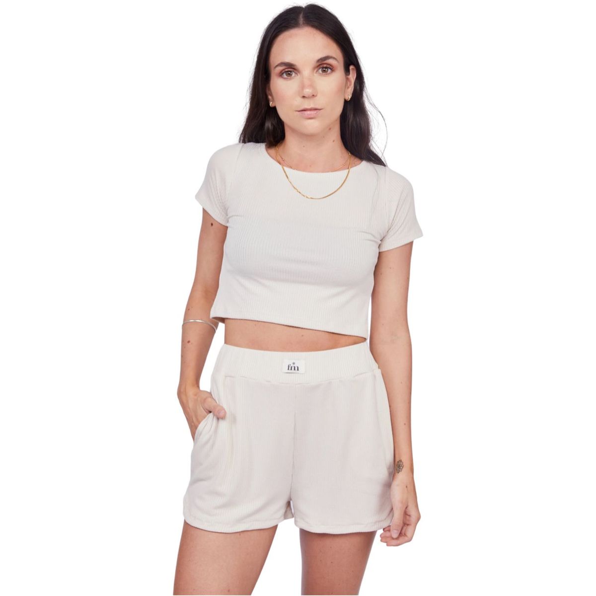 FINDING MAGNOLIA - Short Casual Algodón Mujer Finding Magnolia