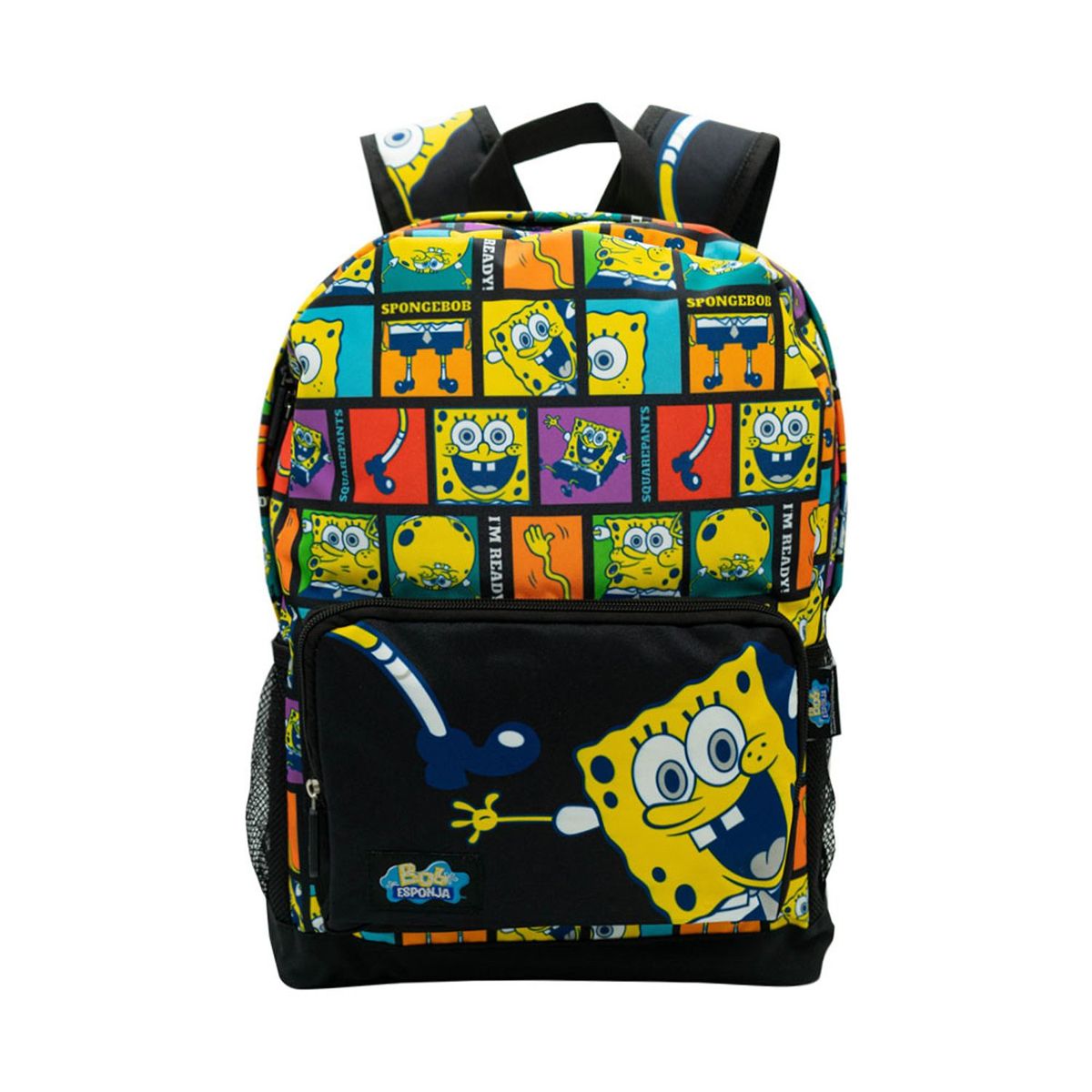 BOB ESPONJA - Mochila Escolar Infantil Juvenil Bob Sponja