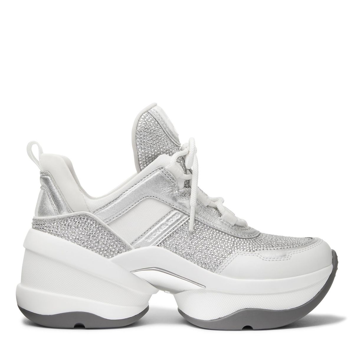 MICHAEL KORS - Zapatillas urbanas Mujer Olympia Silver Michael Kors