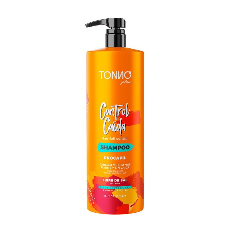 TONNO PLUS - Shampoo para Control Caída 1 Litro Tonno Plus