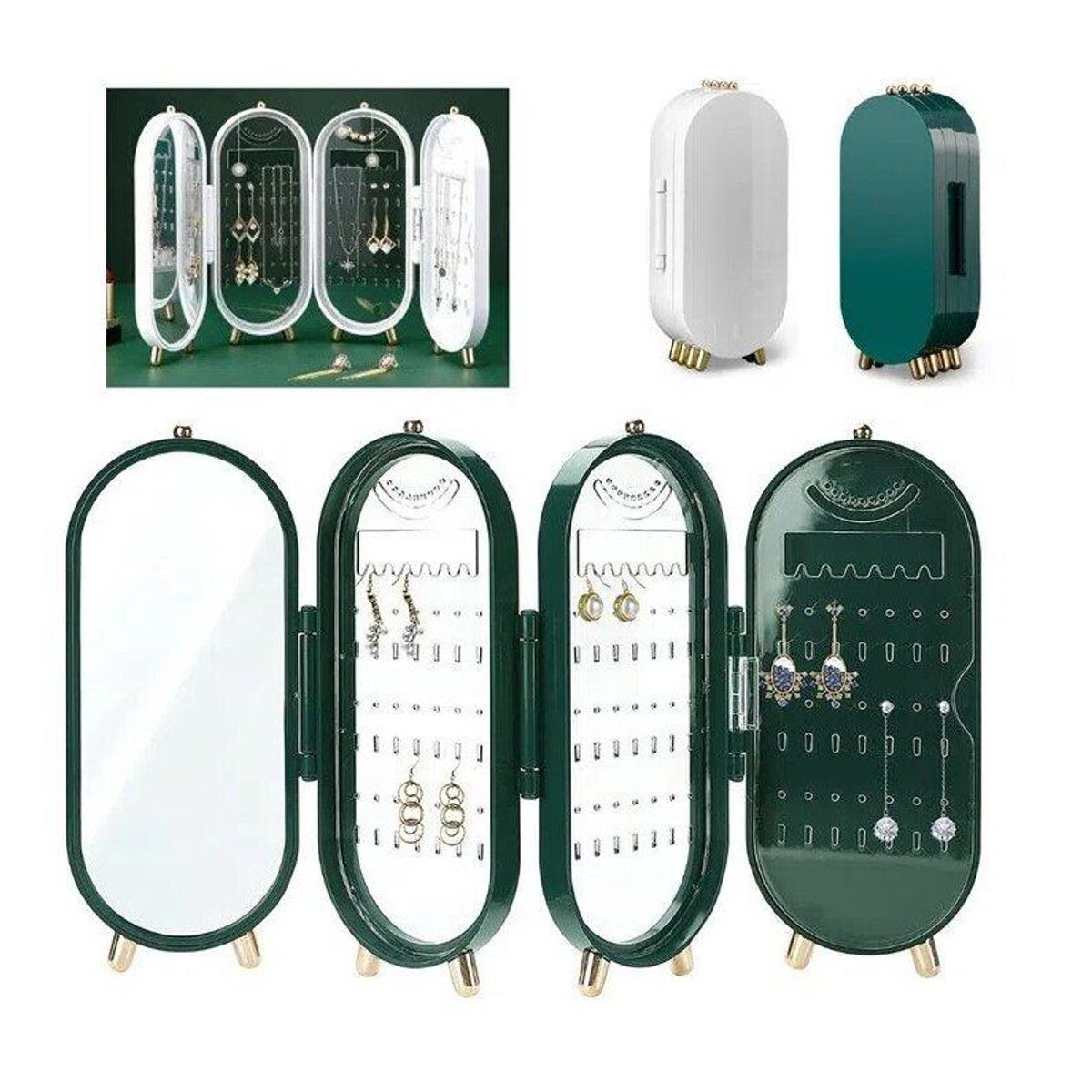 GENERICO - Joyero Plegable Organizador De Joyas