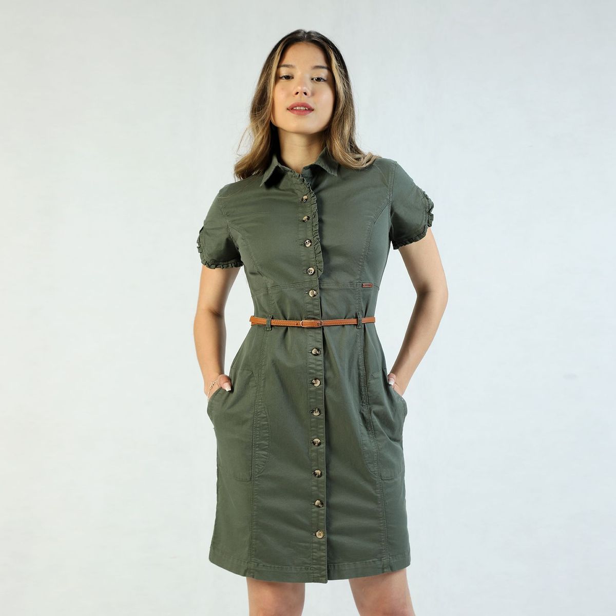 FORDAN JEANS - Vestido Corto Algodón Mujer Fordan Jeans