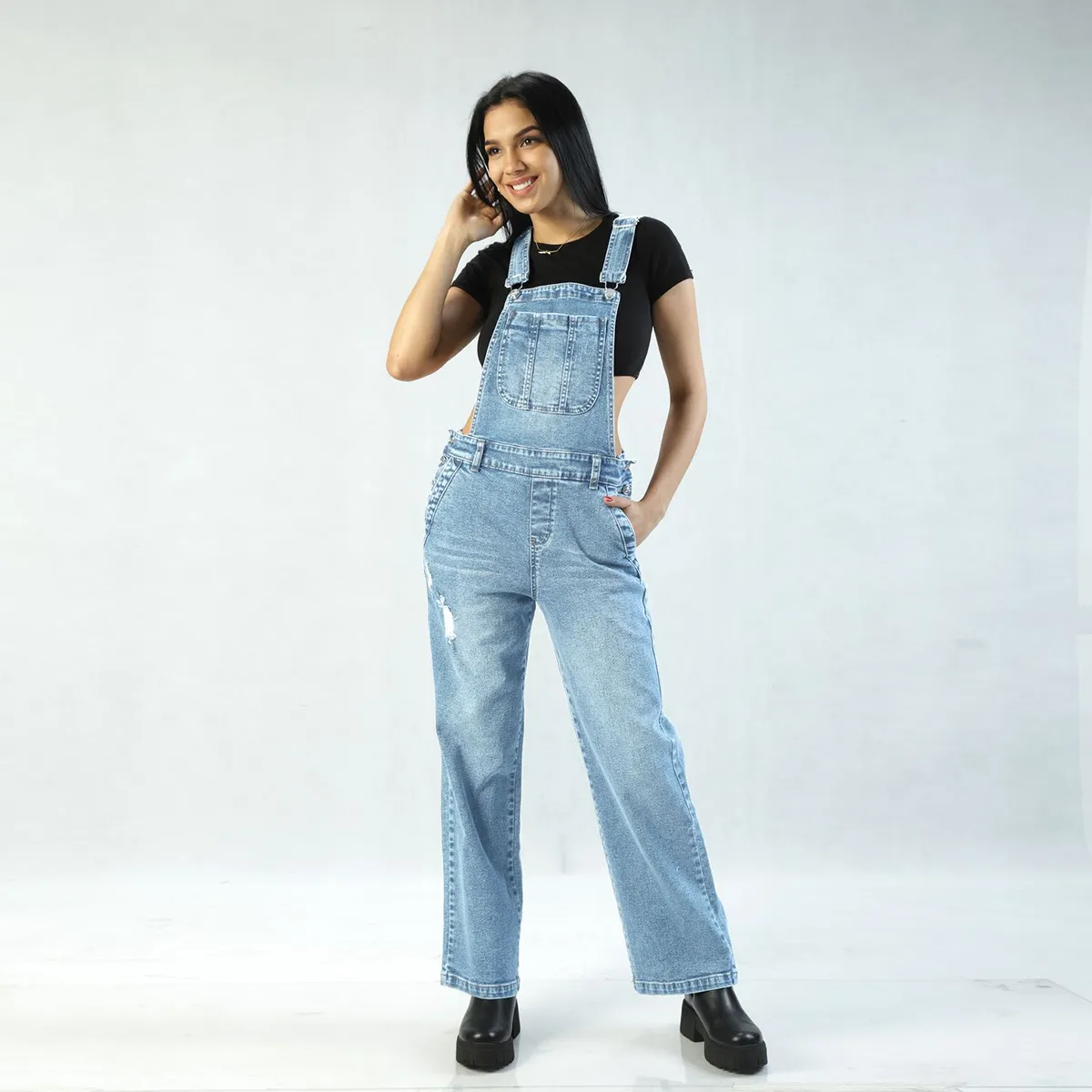 FORDAN JEANS - Jardinera Algodón Mujer Fordan Jeans