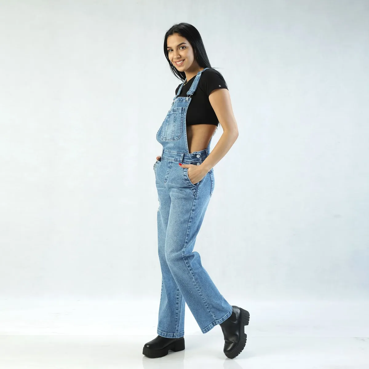 FORDAN JEANS - Jardinera Algodón Mujer Fordan Jeans