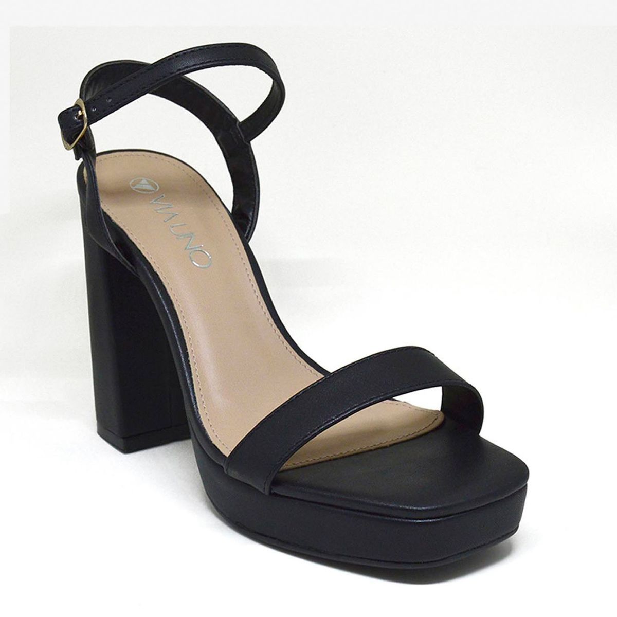 VIA UNO - Sandalias Mujer 641001-PRETO Via Uno