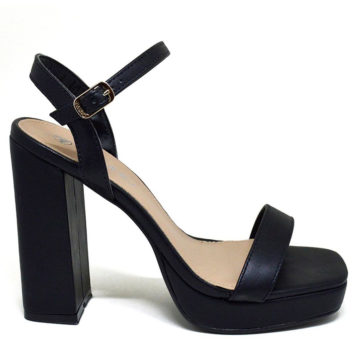 VIA UNO - Sandalias Mujer 641001-PRETO Via Uno