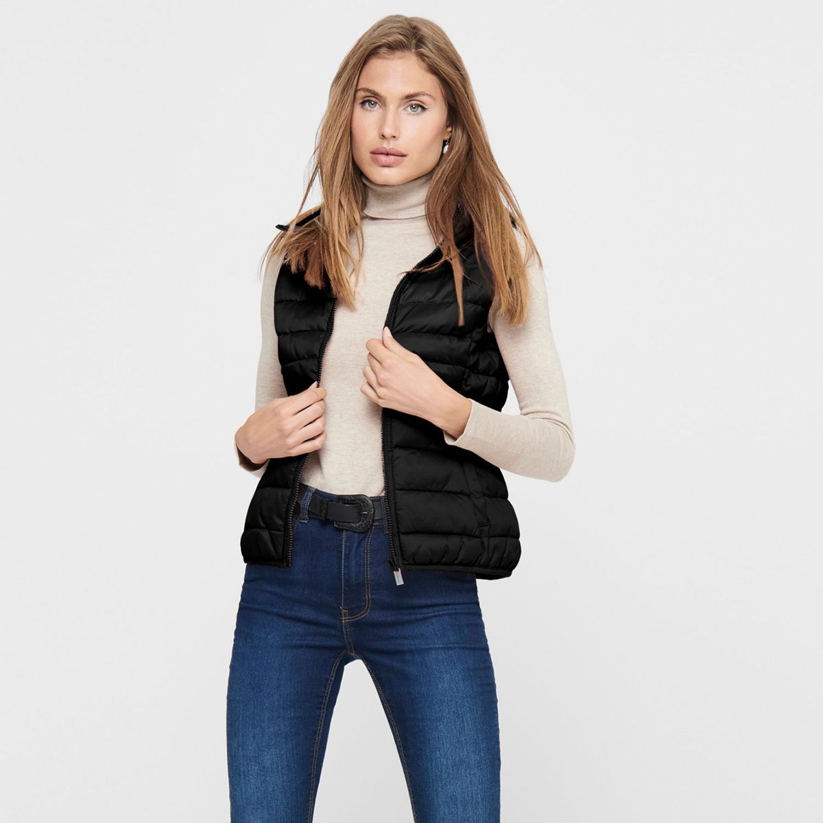 ONLY - Chaleco Liso Mujer Only