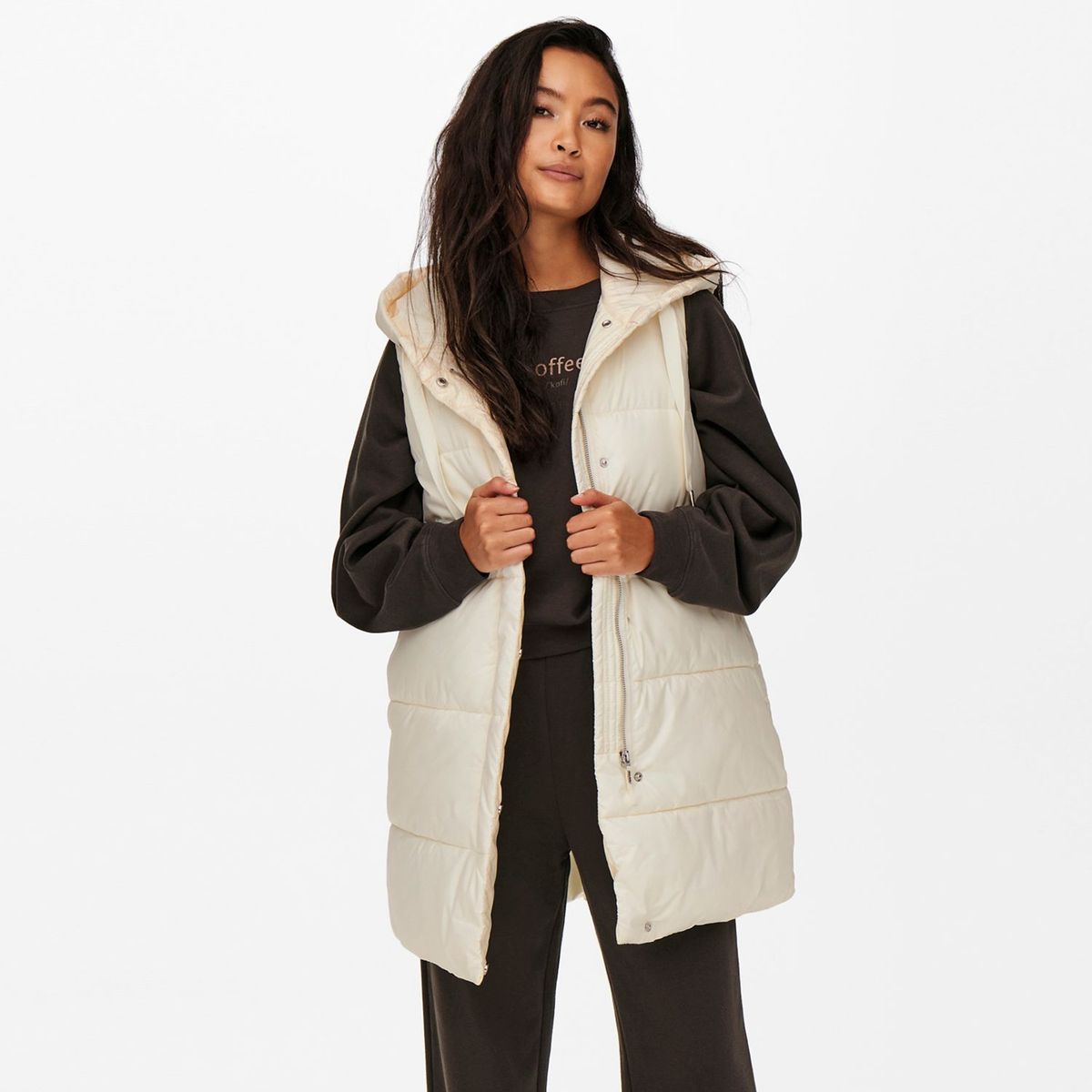 ONLY - Chaleco Largo Mujer Only