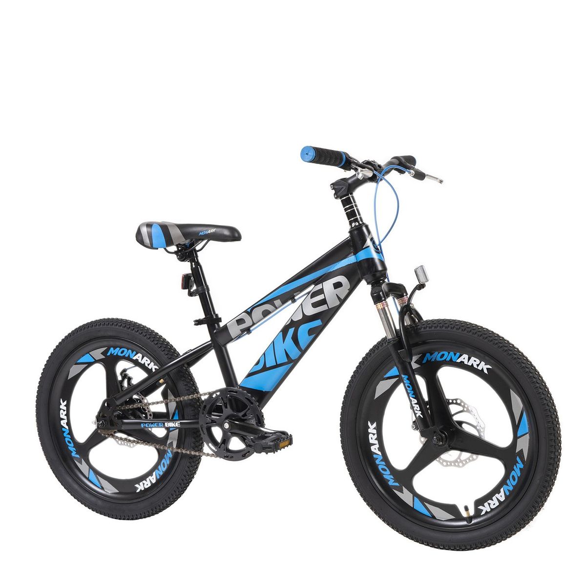 MONARK - Bicicleta Monark Power Bike Aro 20" Negro Azul 