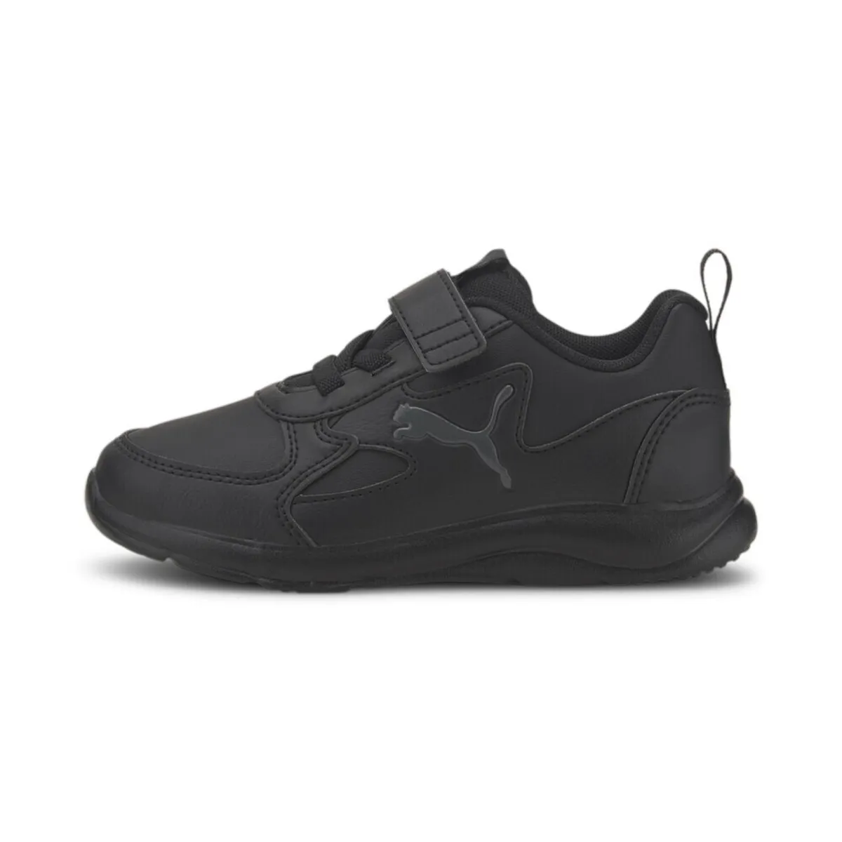 PUMA - Zapatilla Escolar Fun Racer Negro Niño Puma