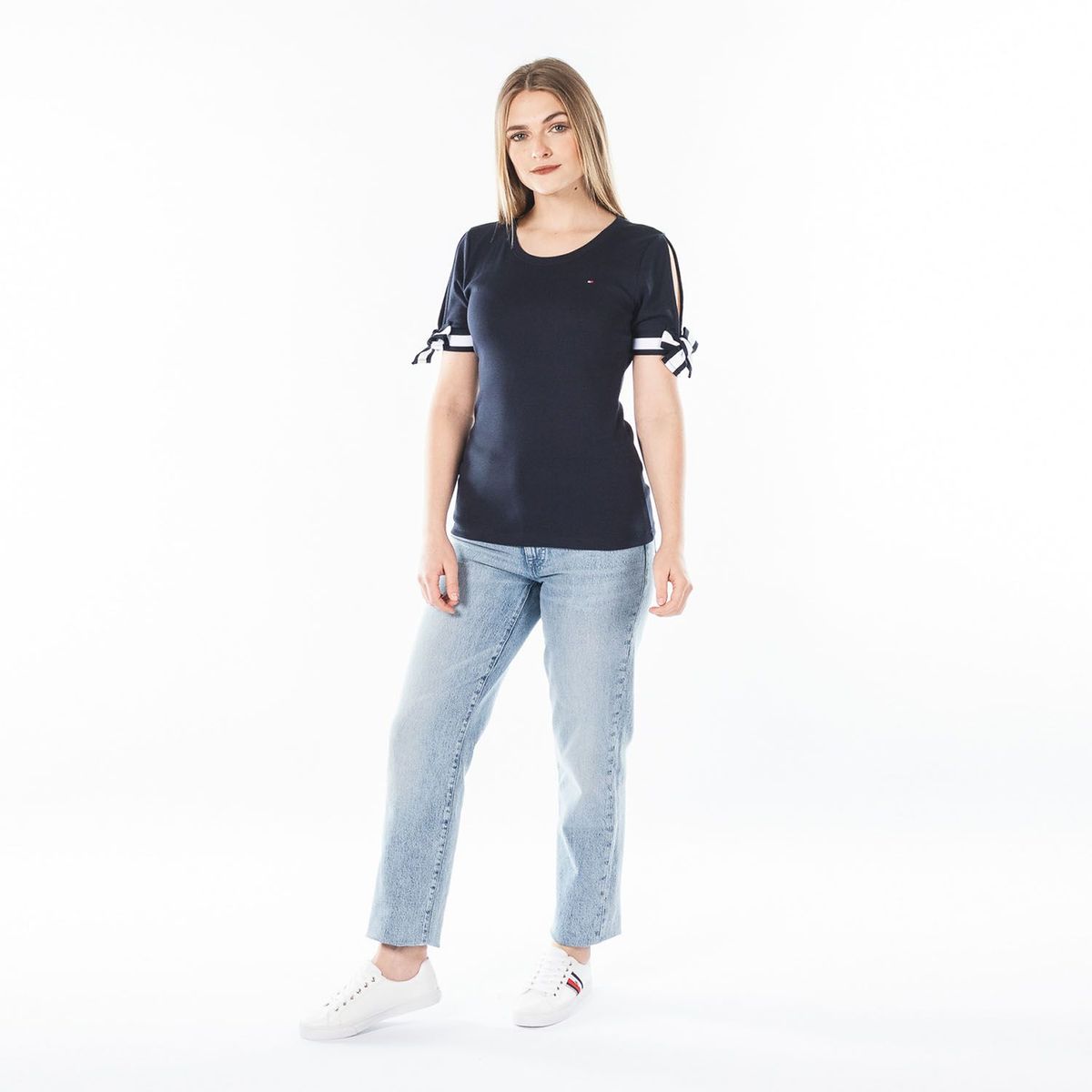 TOMMY HILFIGER - CAMISETA S/S TIE SLV TEE VG