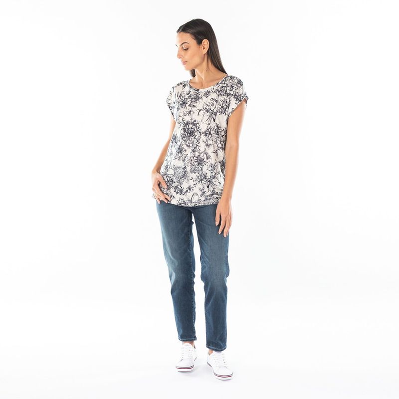 TOMMY HILFIGER - CAMISETA S/S TOILE PRNT TOP VG