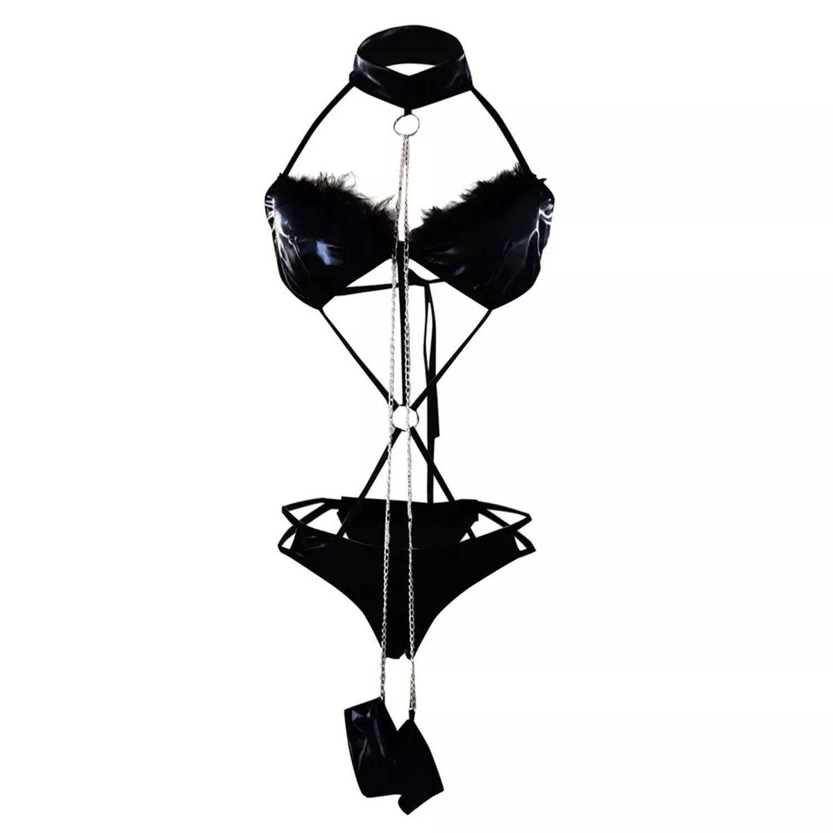 UNIVERSAL - Lenceria Sexy Mujer Erotica Babydoll Cuello Pan