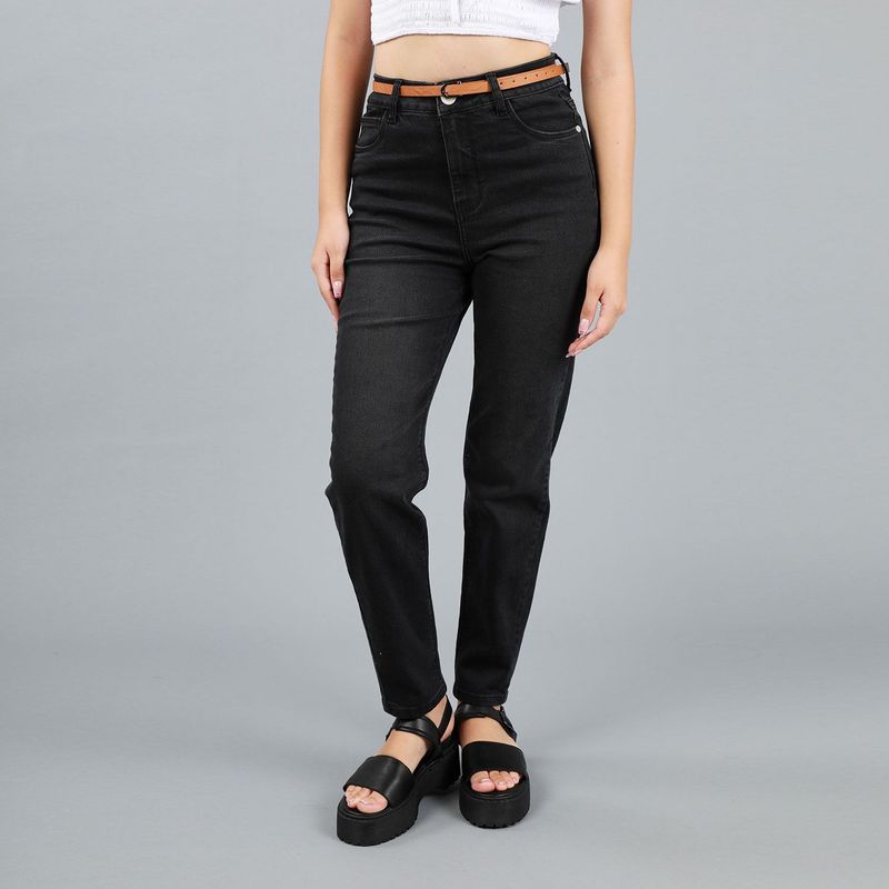 AMERICAN ABBEY - Jean Mom Mujer American Abbey